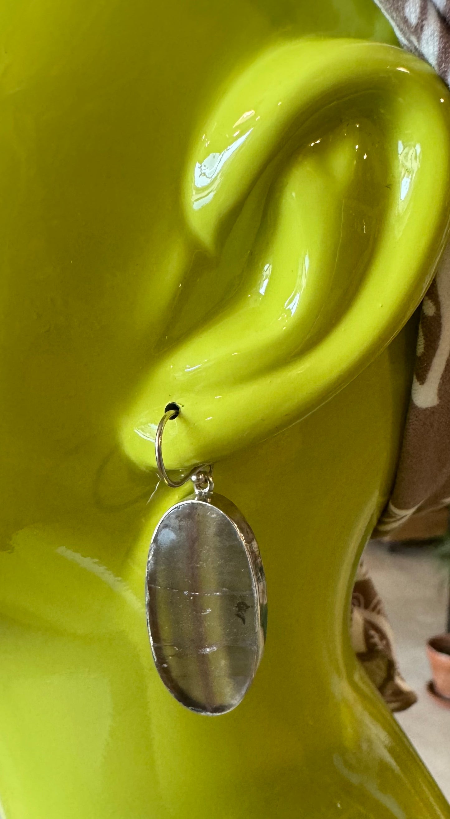 Gemstone Hanging Earrings