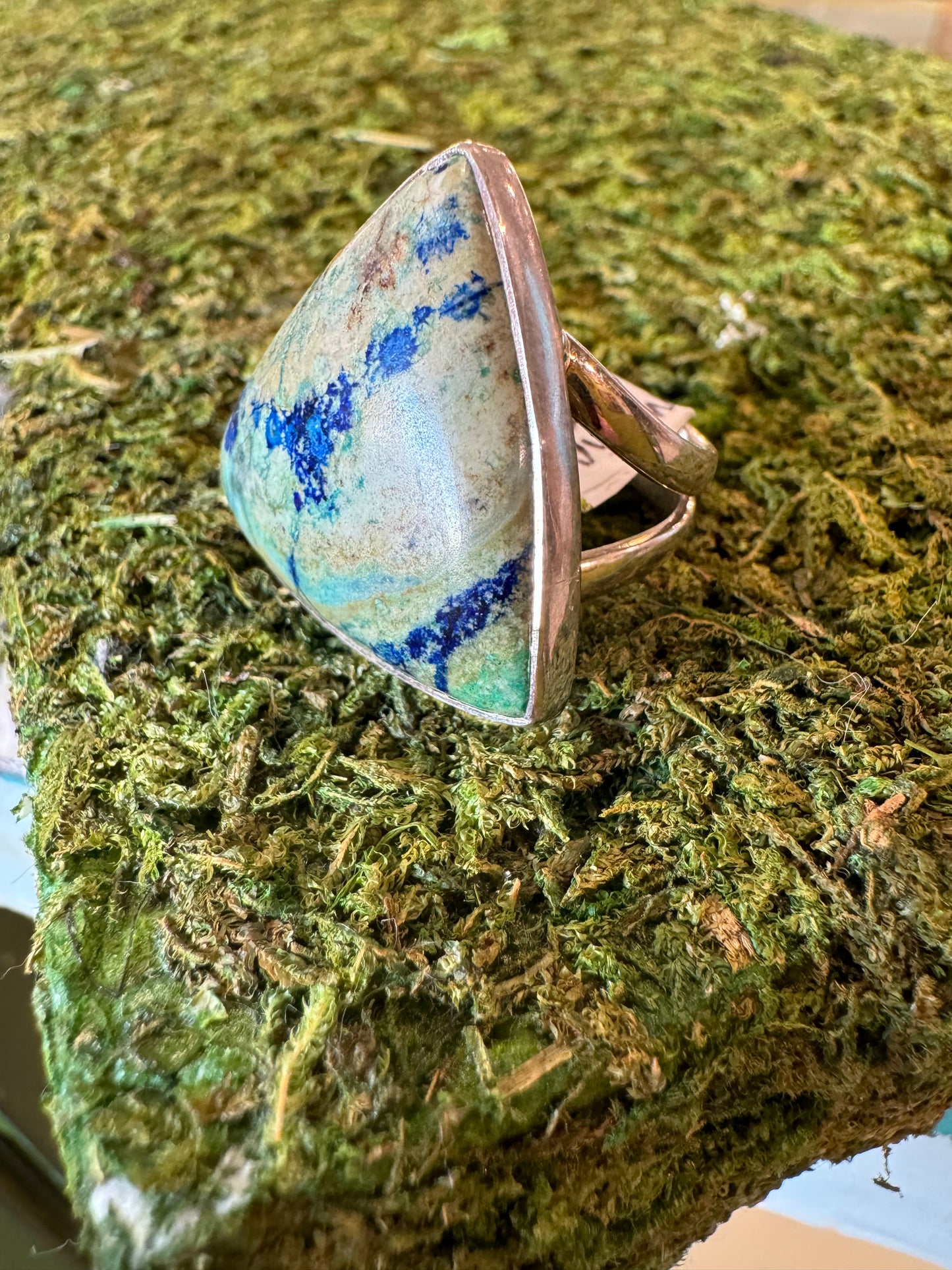Azurite Congo Ring | Size 8