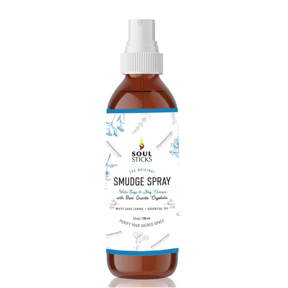 Smudge Spray - White Sage & Nag Champa Soul Sticks (3.5 oz)