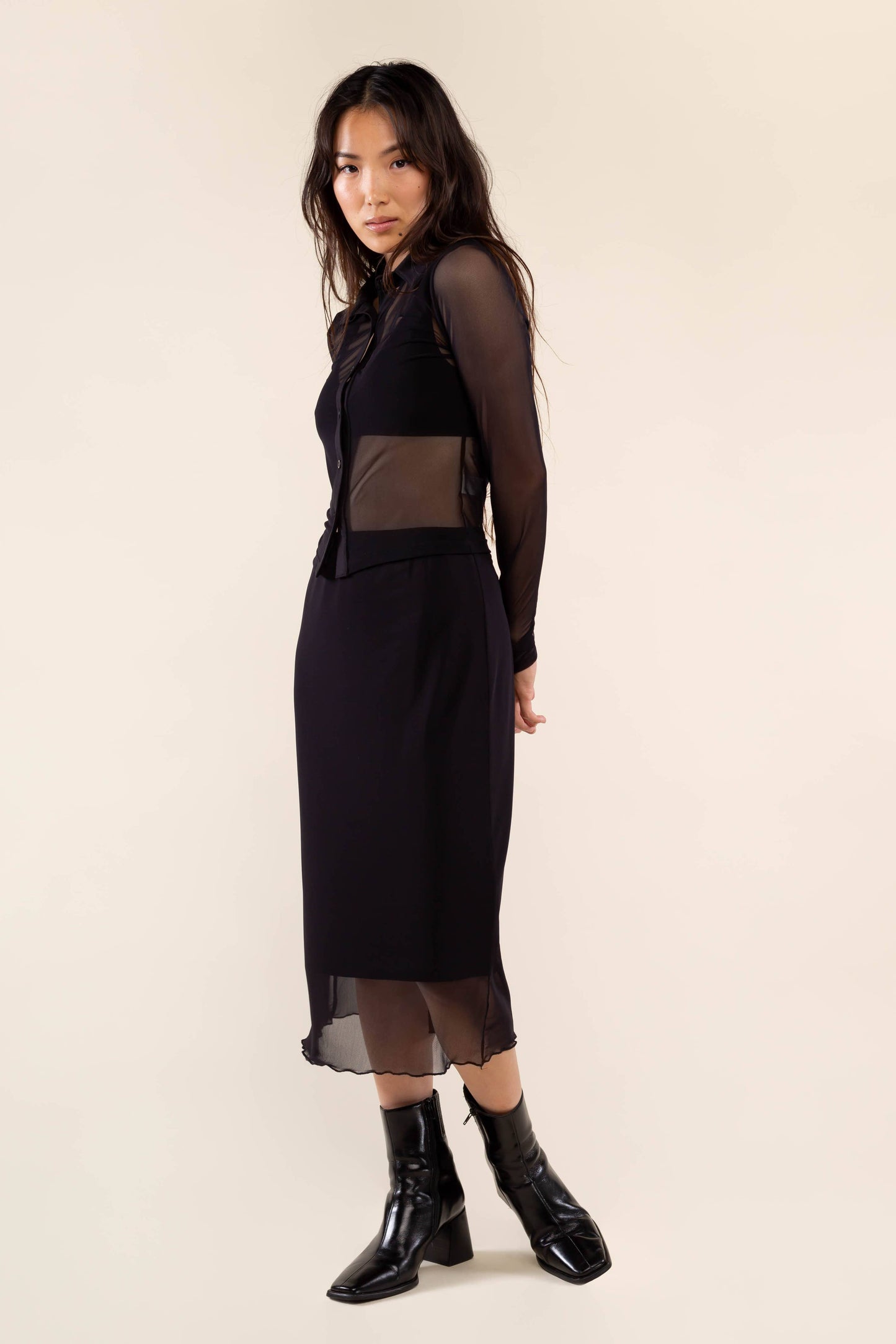 Bess Mesh Skirt - Plus Size