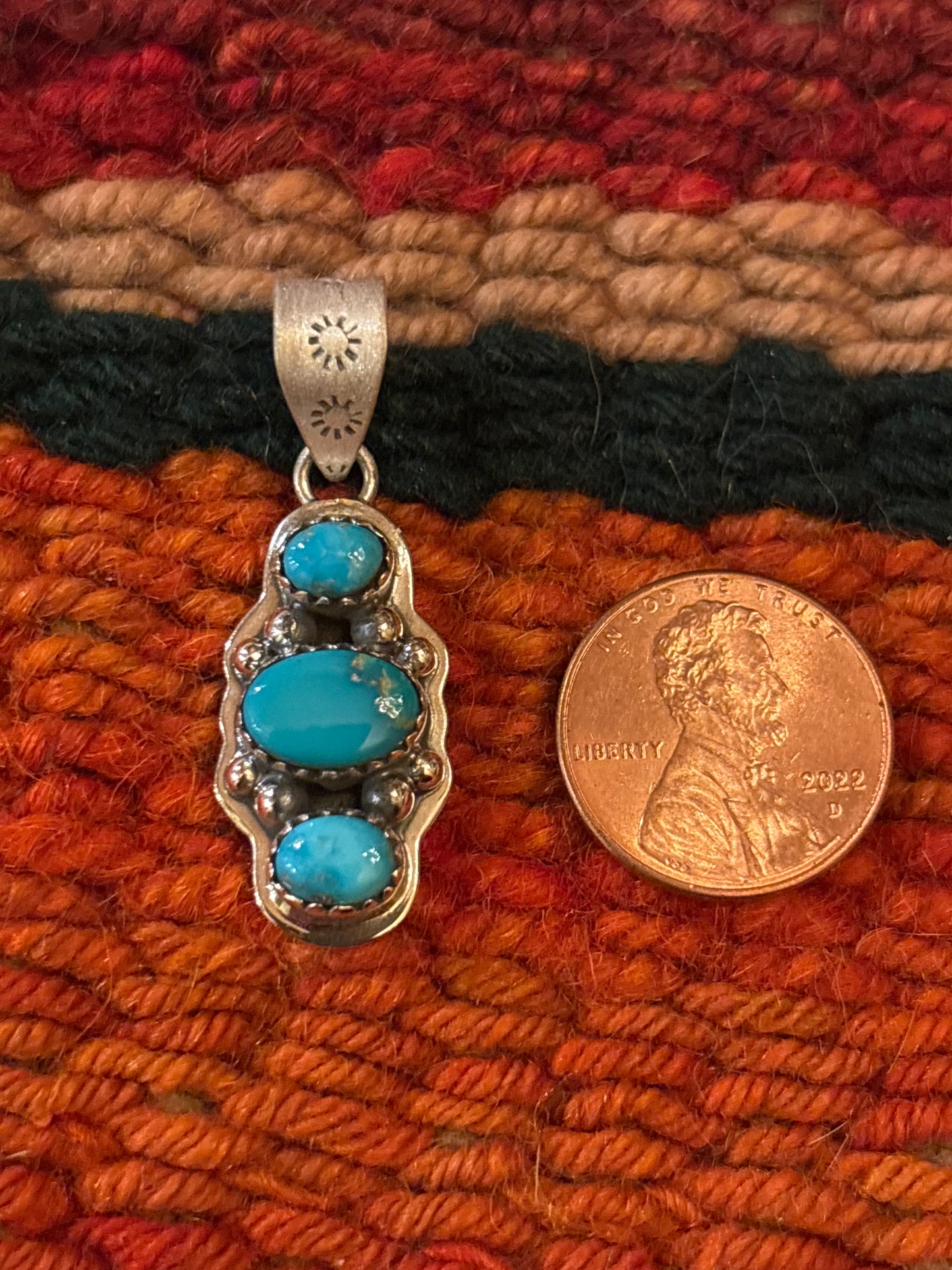 Sonoran Blue Turquoise Pendant