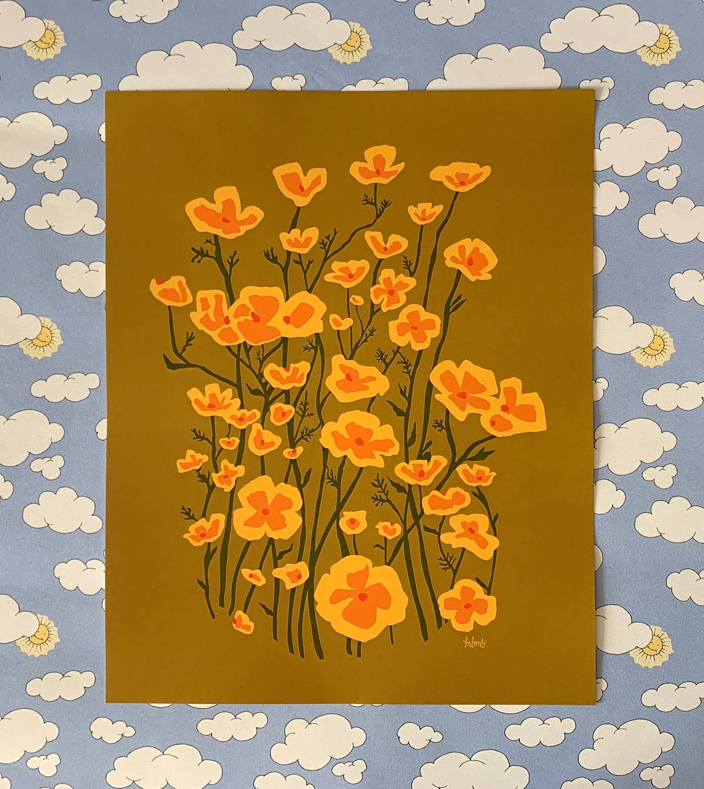 Poppies-11 X 14 Print