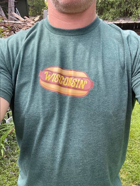 Wisconsin Mustard Brat Tshirt