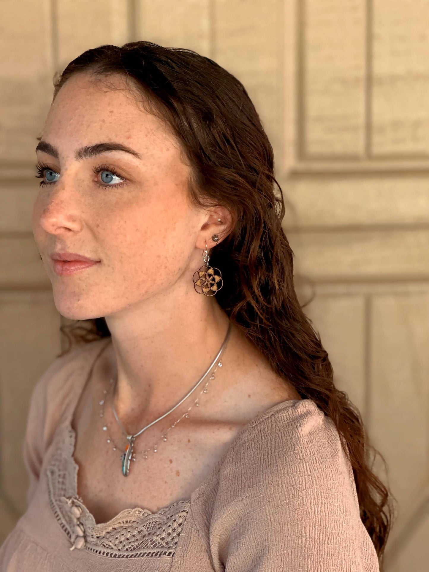 Seed of Life Blossoms Earrings