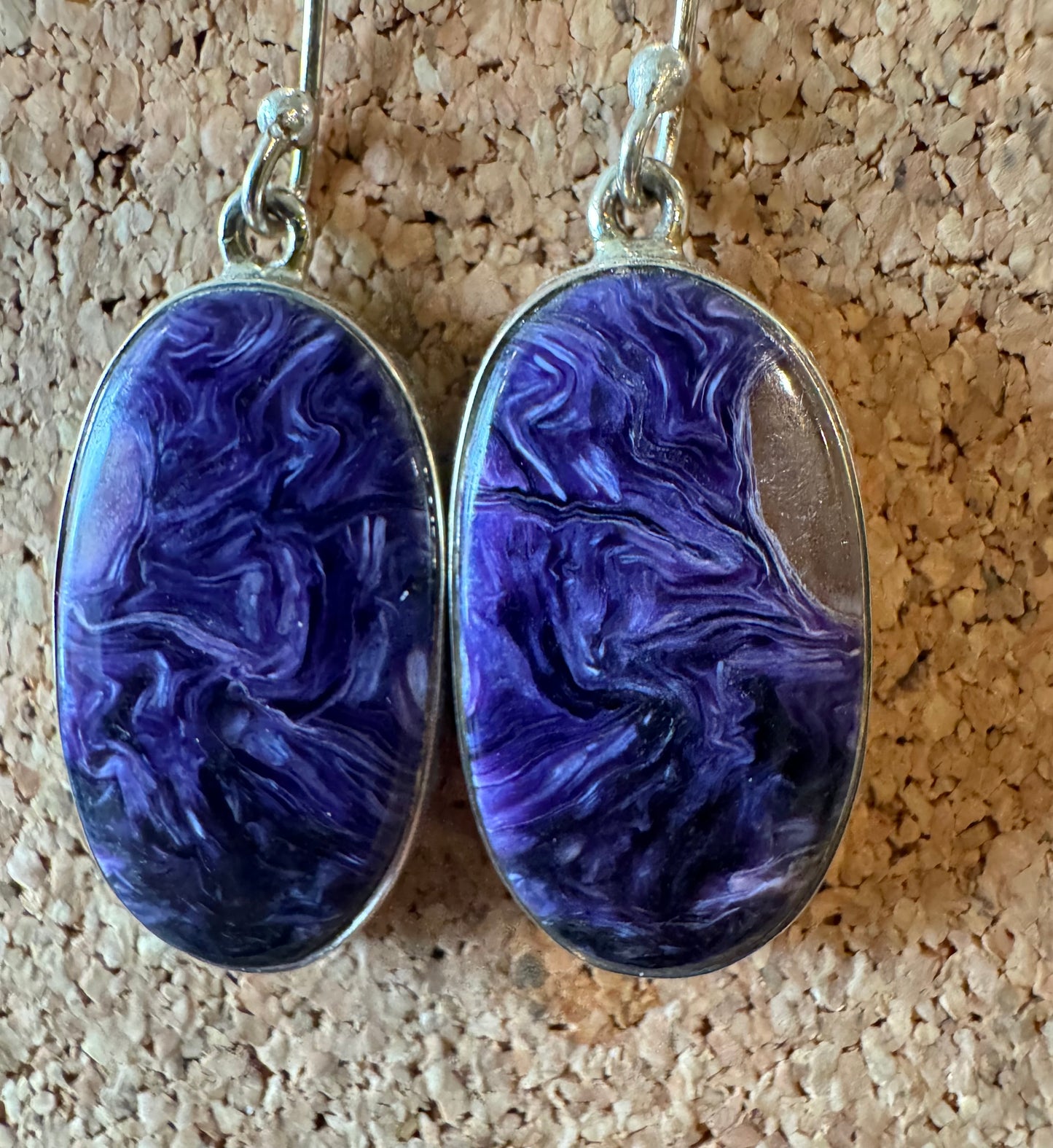 Gemstone Hanging Earrings