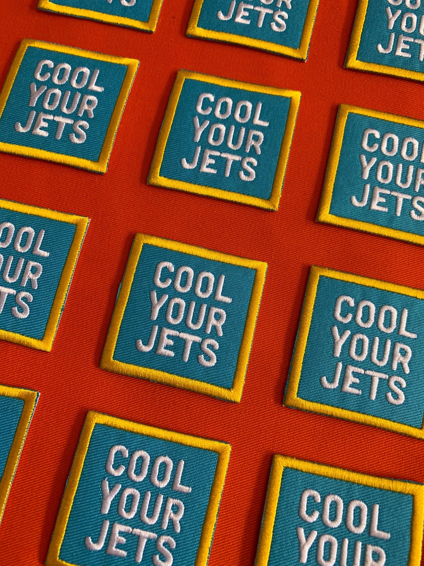 Cool Your Jets- Iron On Patch