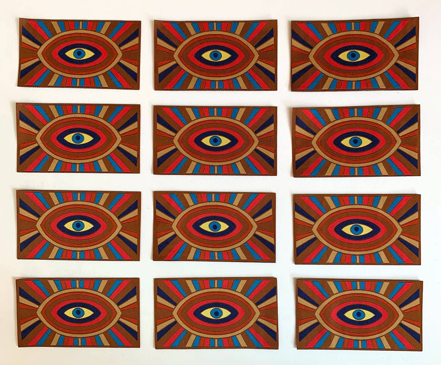 Eyeball- Woven Iron On Patch