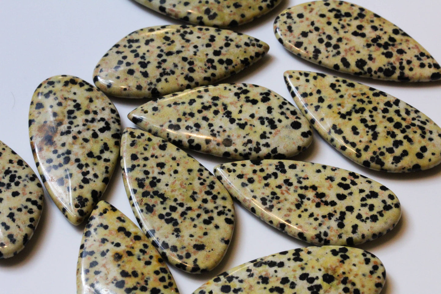 Dalmatian Jasper Touchstone Necklace for Glee