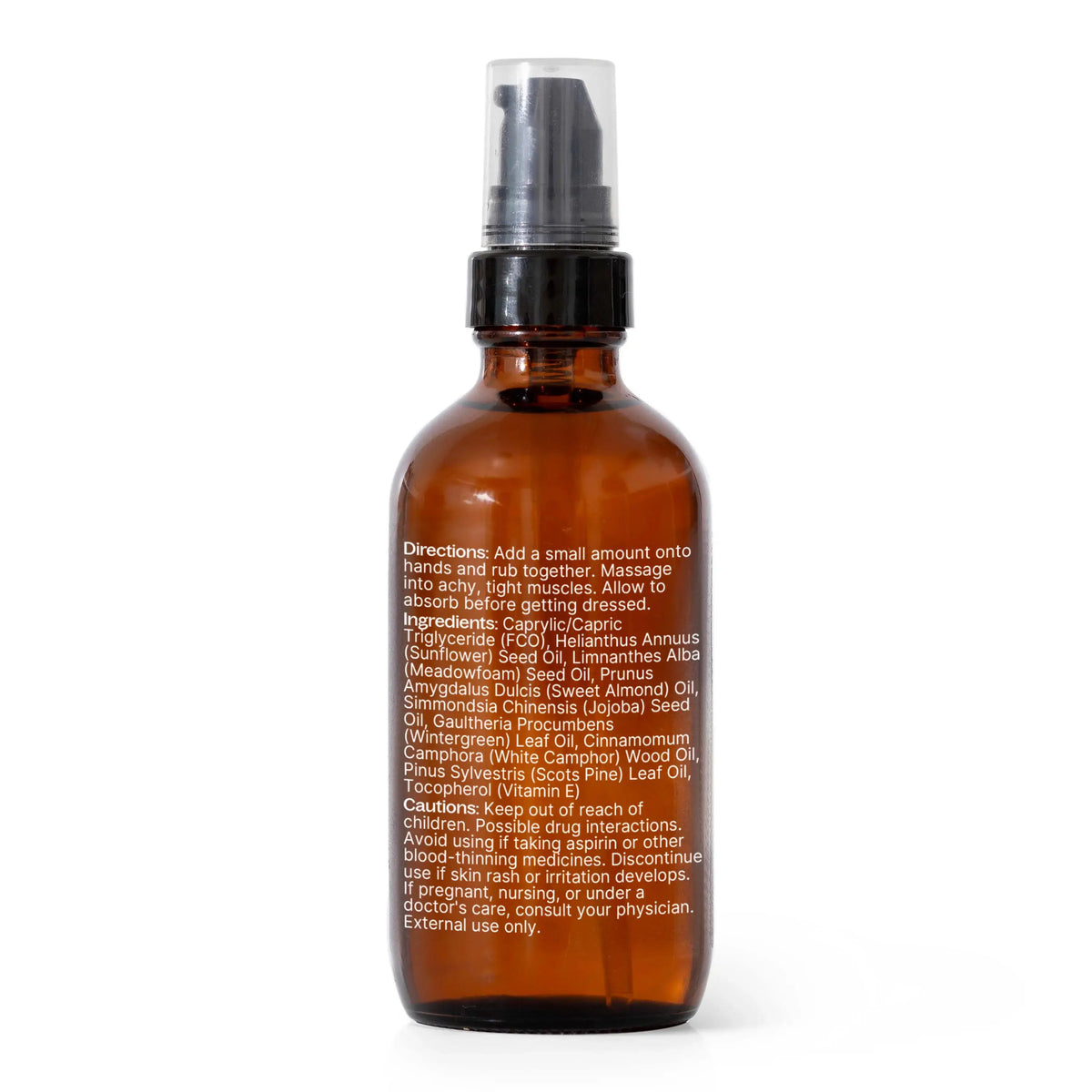 Muscle Aid Body Oil 4 oz