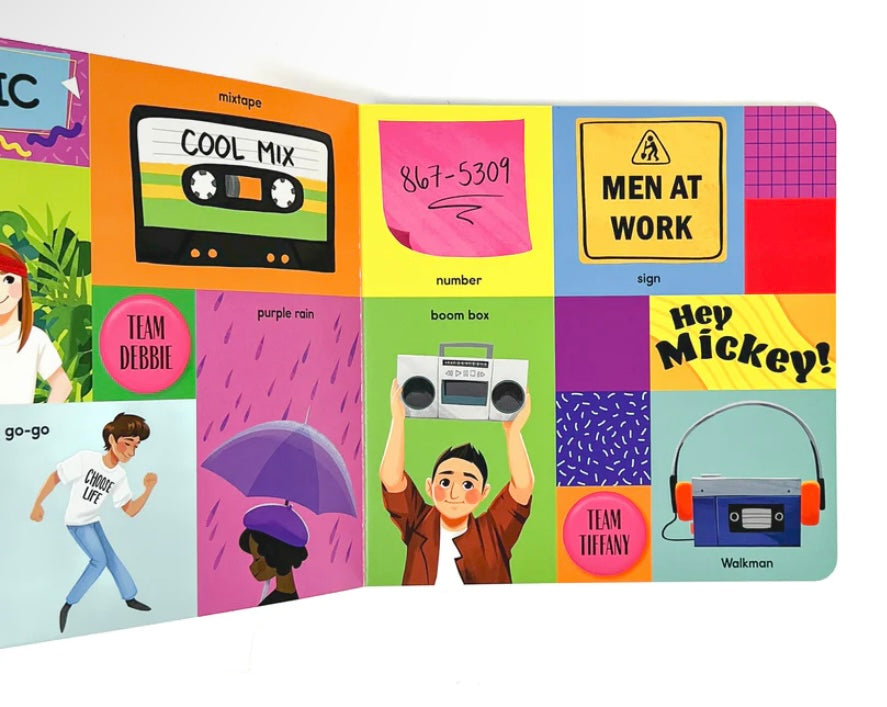First 100 Words From The 80’s Book