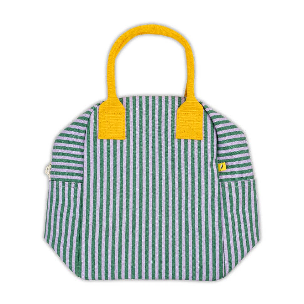 Zipper Lunch - Candy Stripe Grass