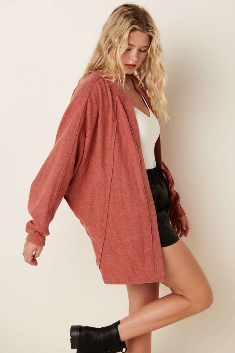 DOLMAN SLEEVE CARDIGAN