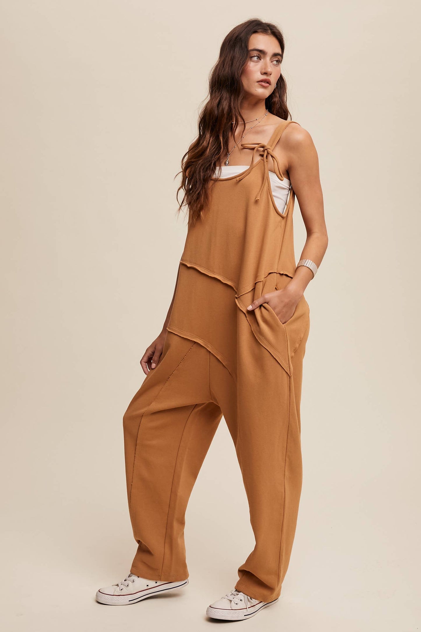 Asymmetrical Layered Jumpsuit