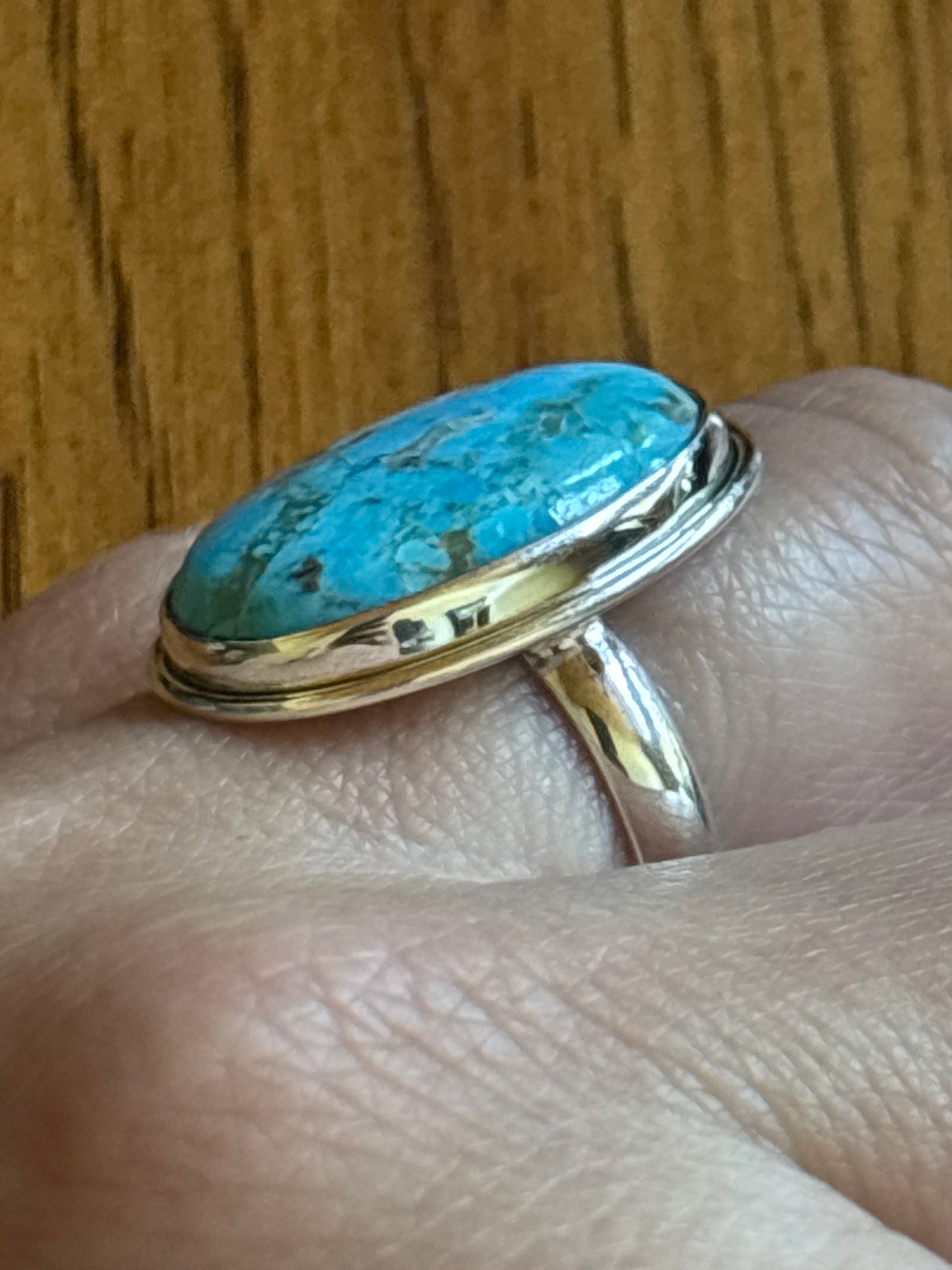 Kingman Turquoise Ring | Size 9