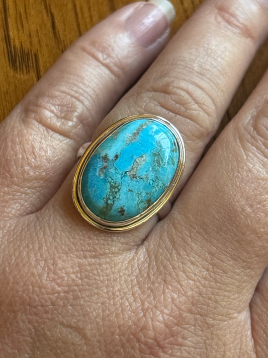 Kingman Turquoise Ring | Size 9