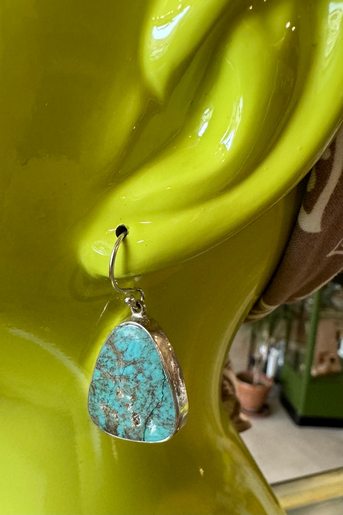 Gemstone Hanging Earrings