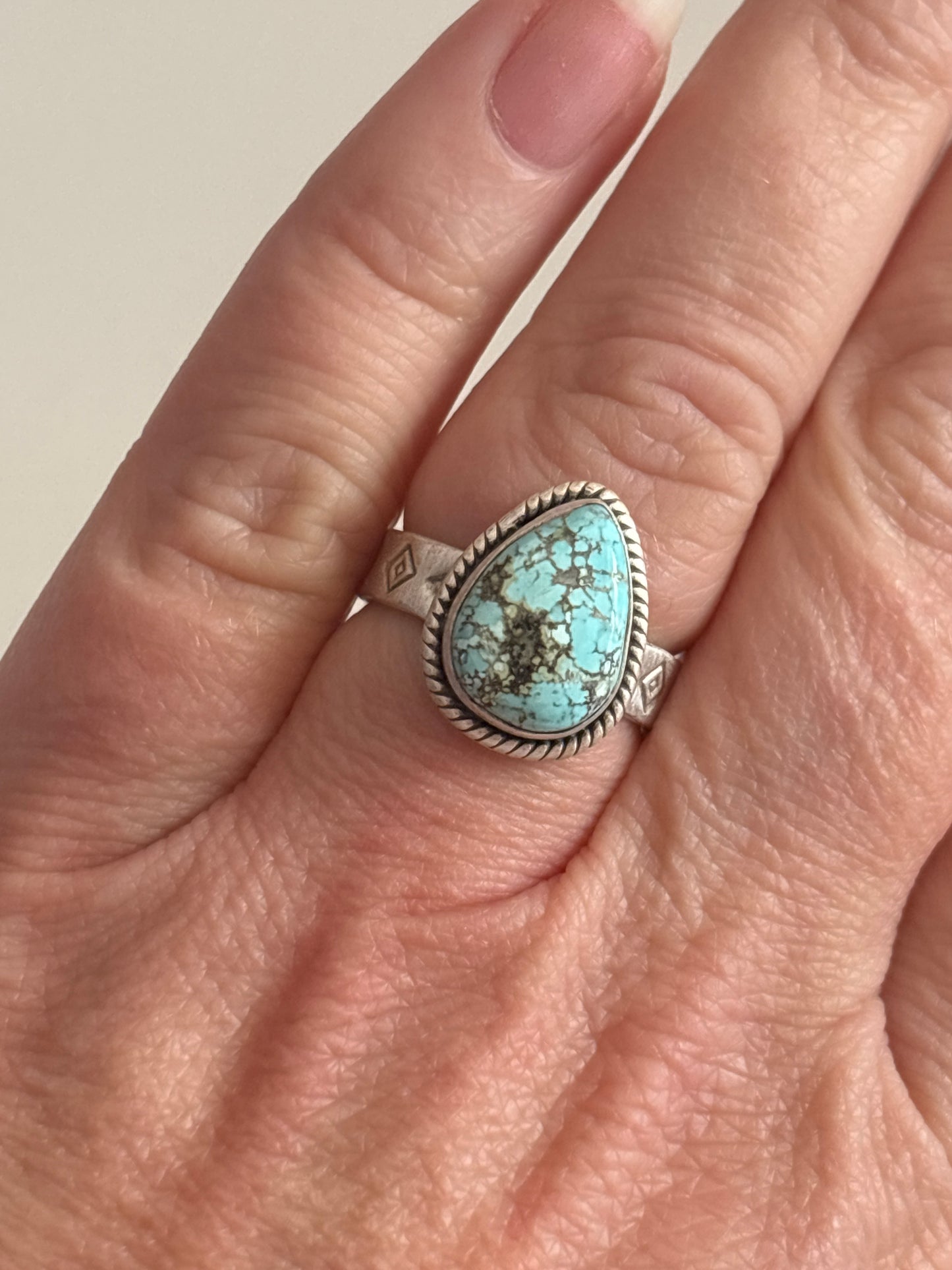 Dry Creek Turquoise Ring | Adjustable