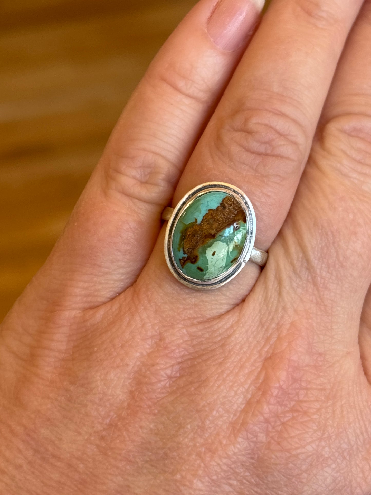 Royston Turquoise Ring | Adjustable