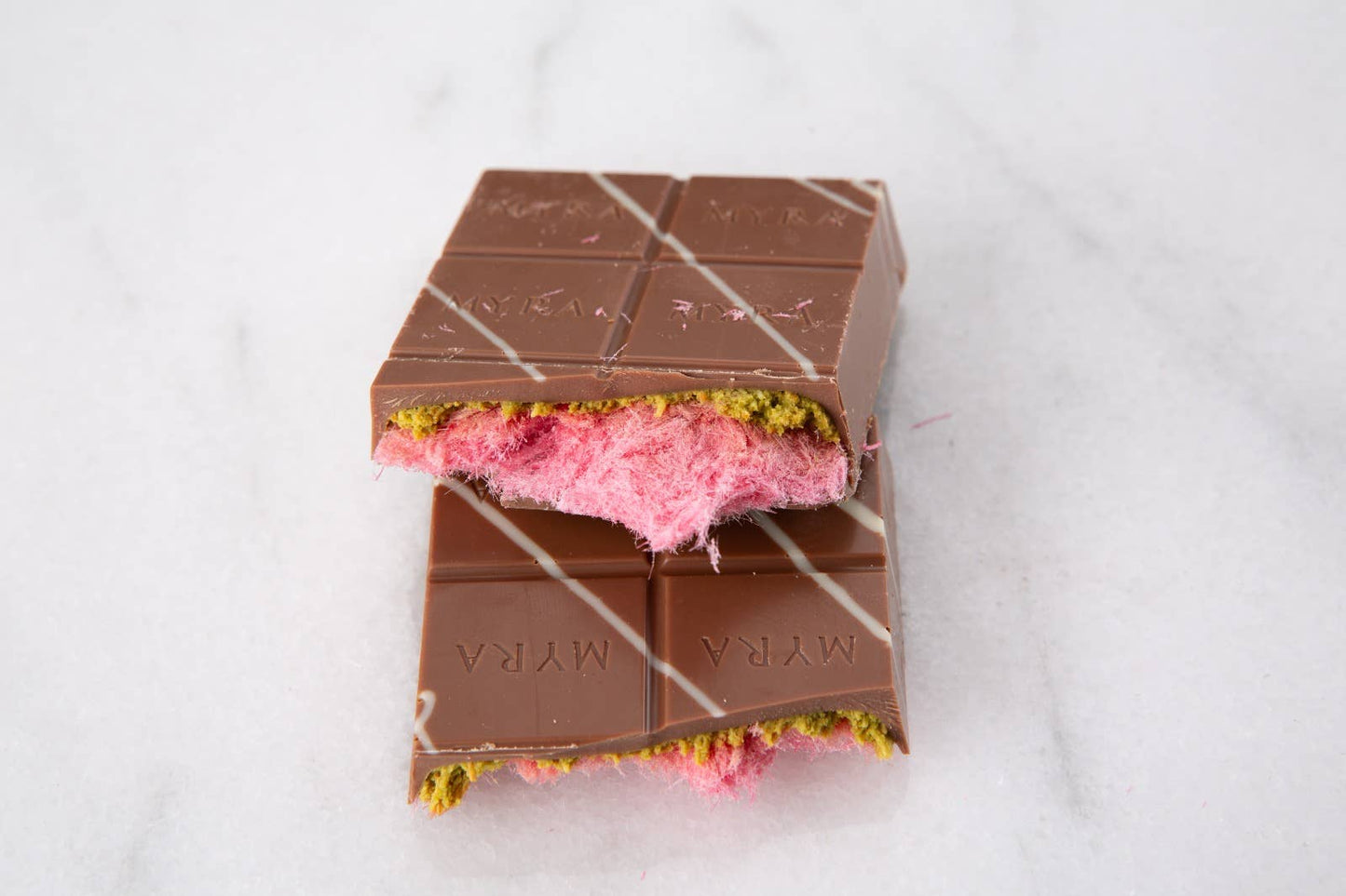 Dubai Chocolate - Pomegranate Cotton Candy