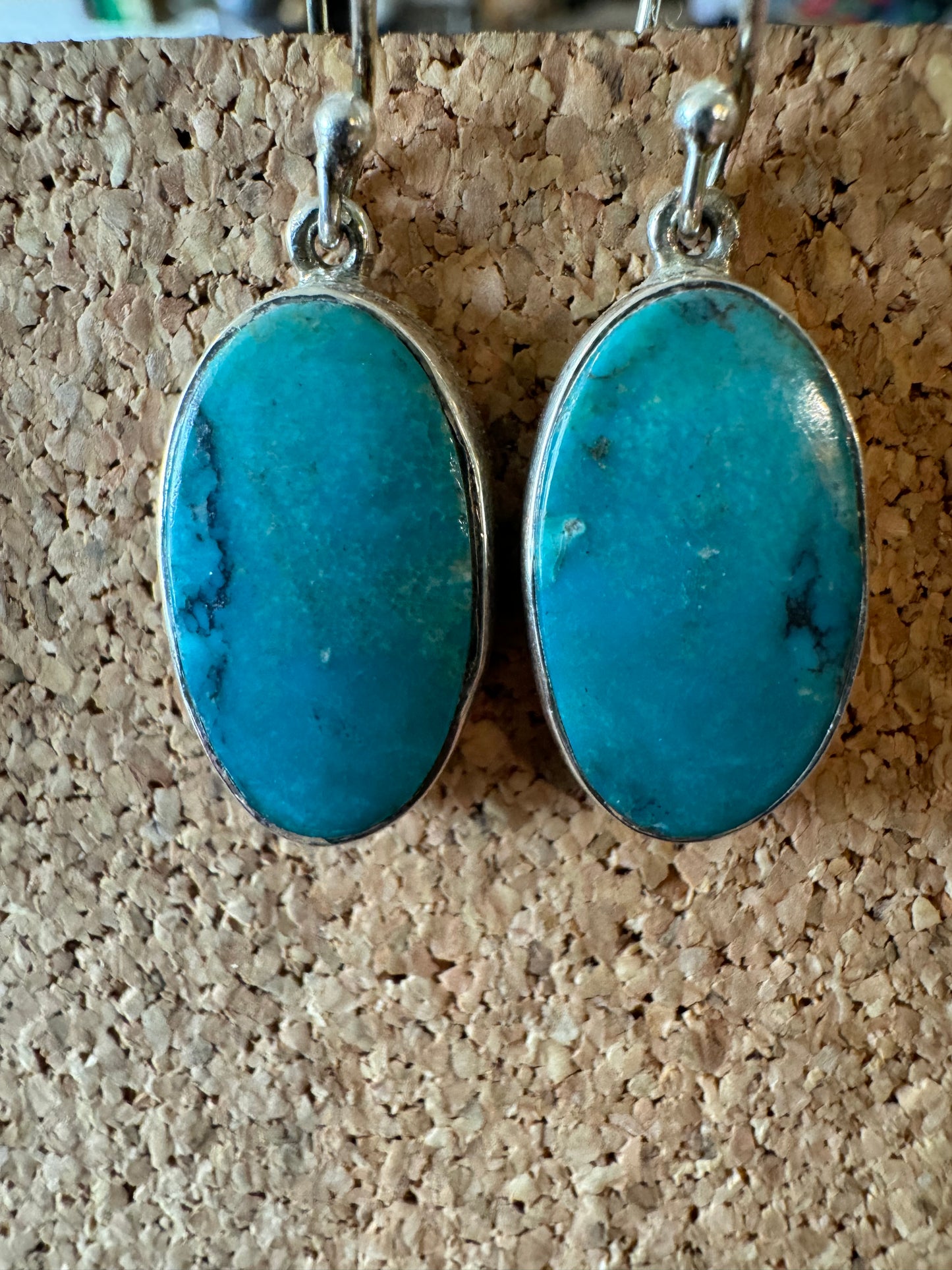 Gemstone Hanging Earrings