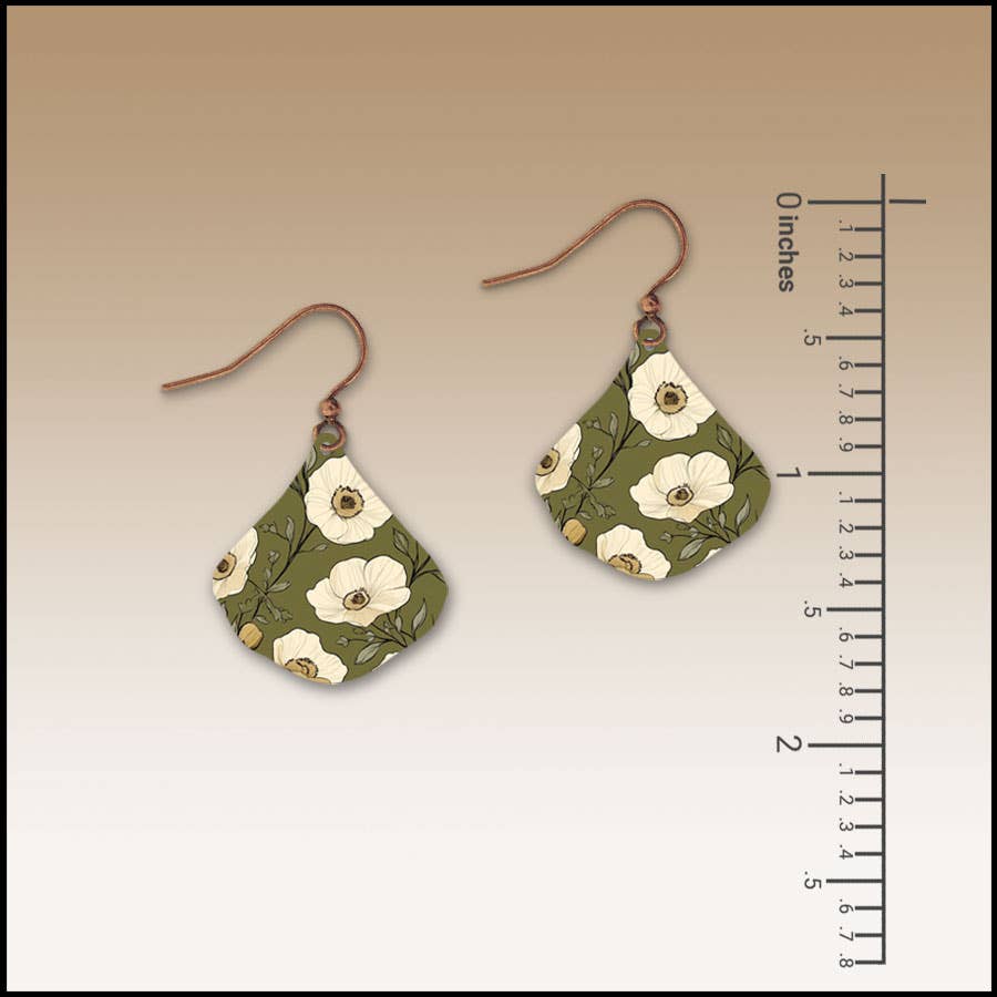 Olive Cottage Ginkgo Handmade Earrings