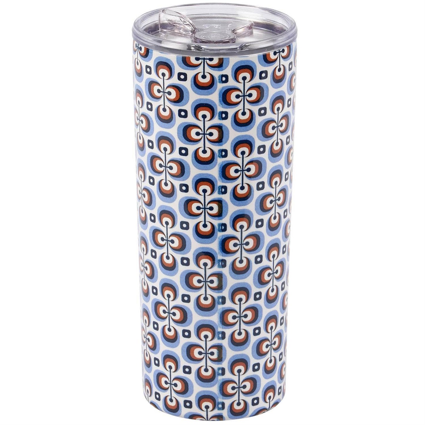 Retro Flower Coffee Tumbler