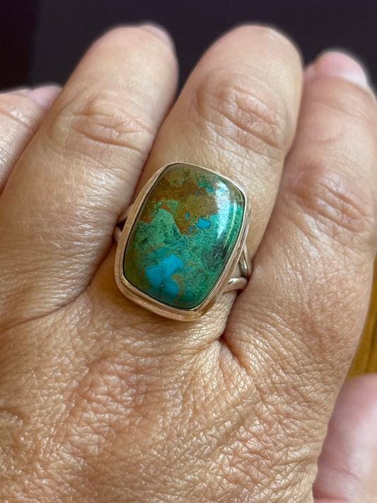 Chysocolla Ring | Size 10