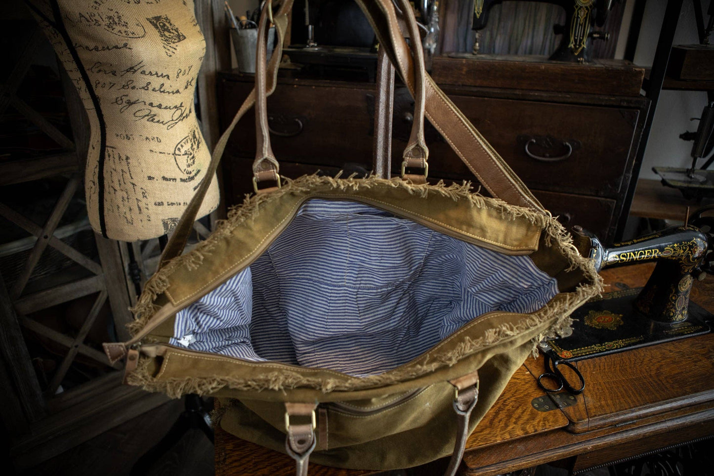 Spruce Tree Forrest Recycled Canvas Weekender