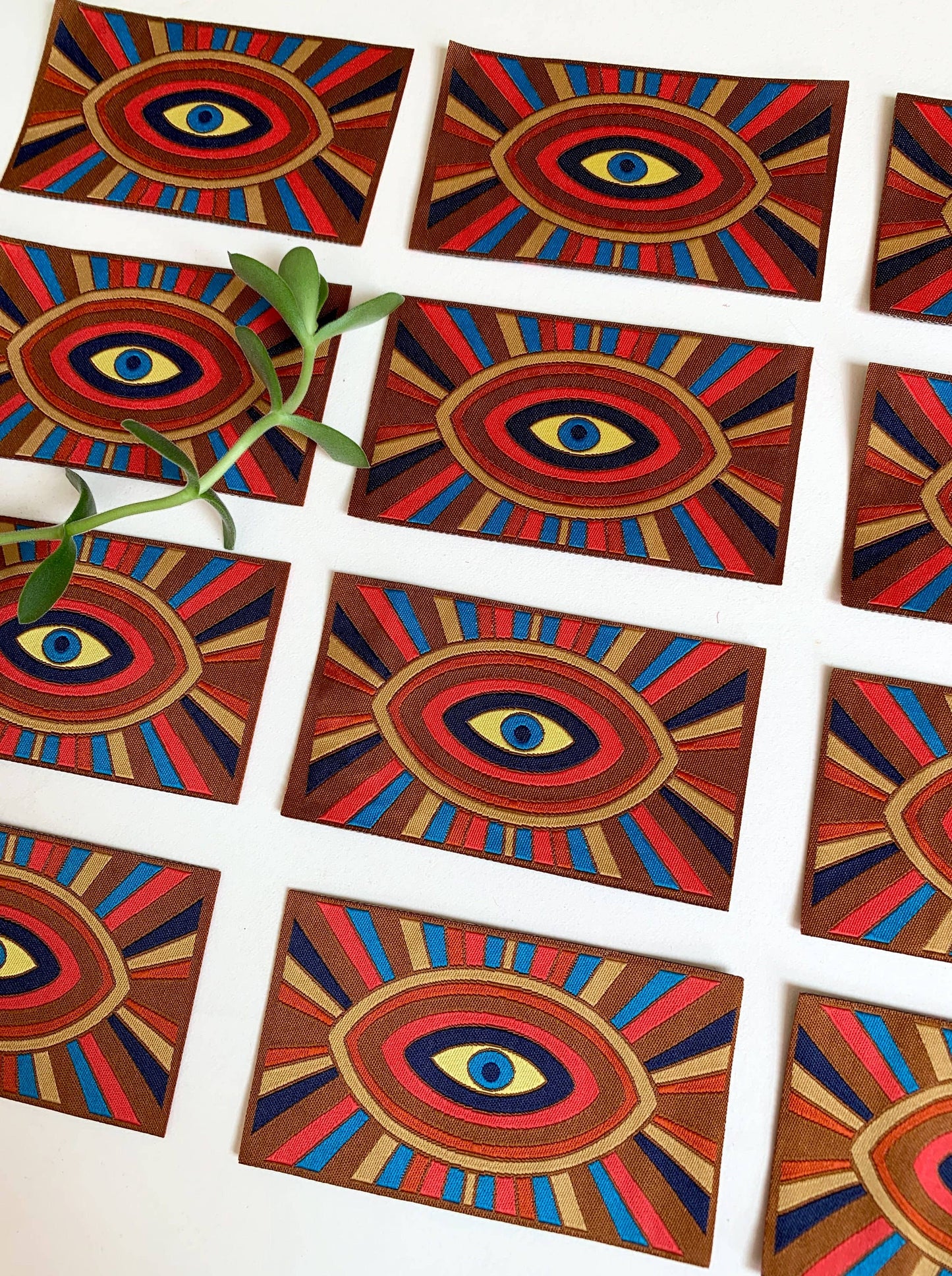 Eyeball- Woven Iron On Patch