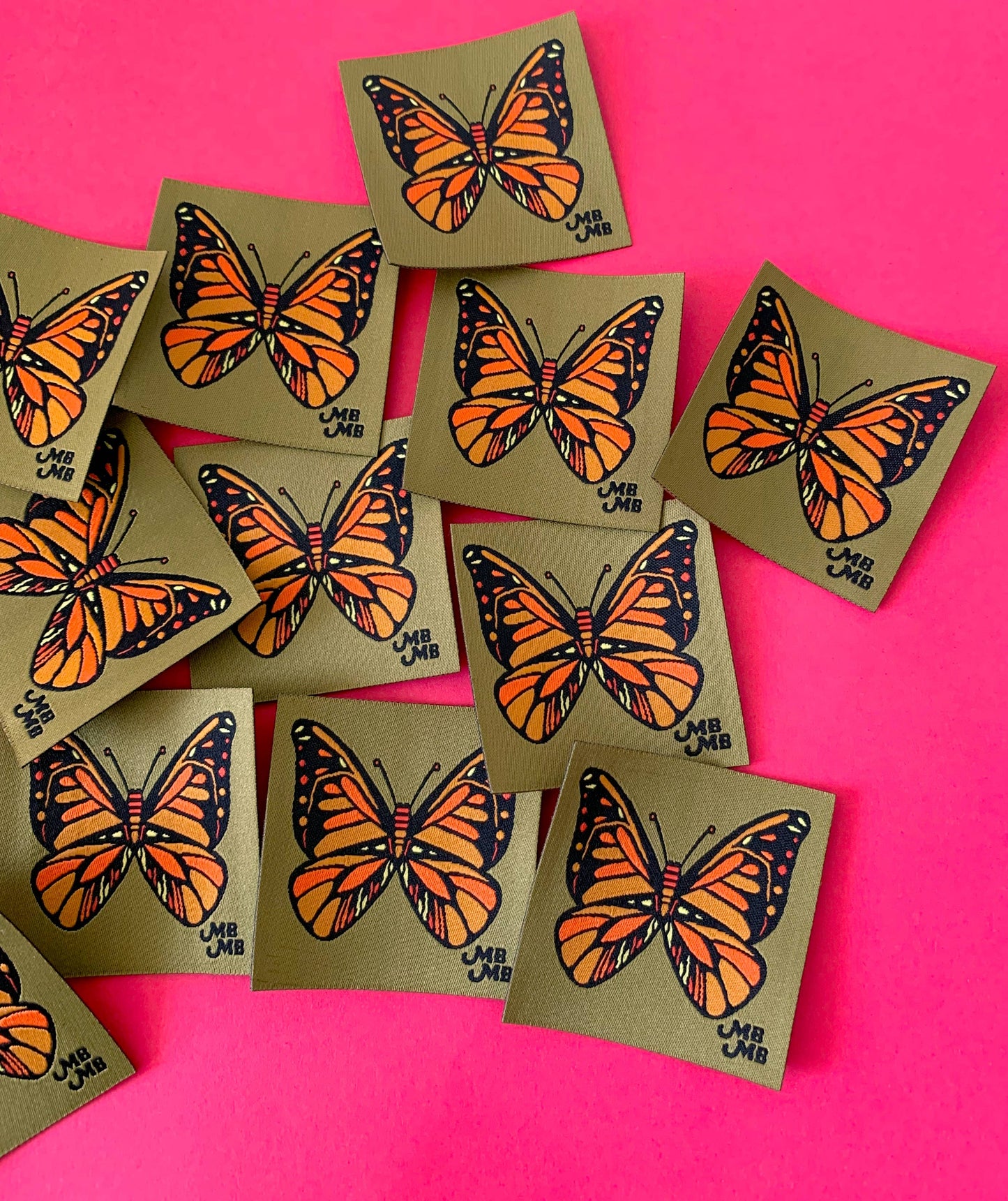 It's a Butterfly-Woven Iron on Patch
