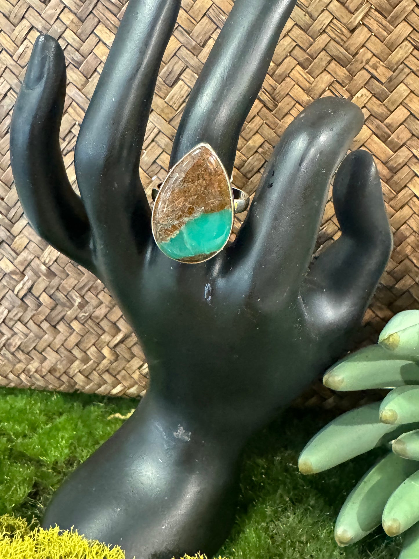 Chrysoprase Ring | Size 9