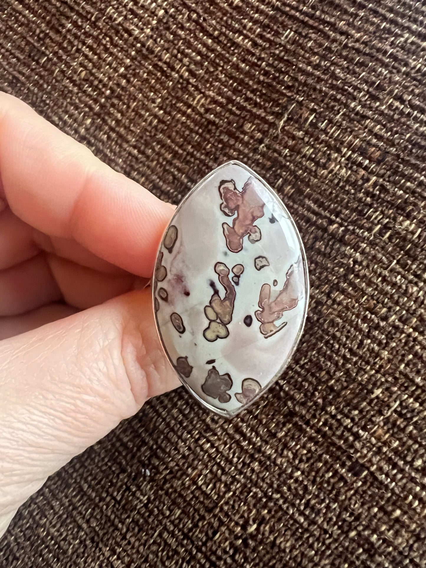 Coffee Bean Jasper Ring | Size 6