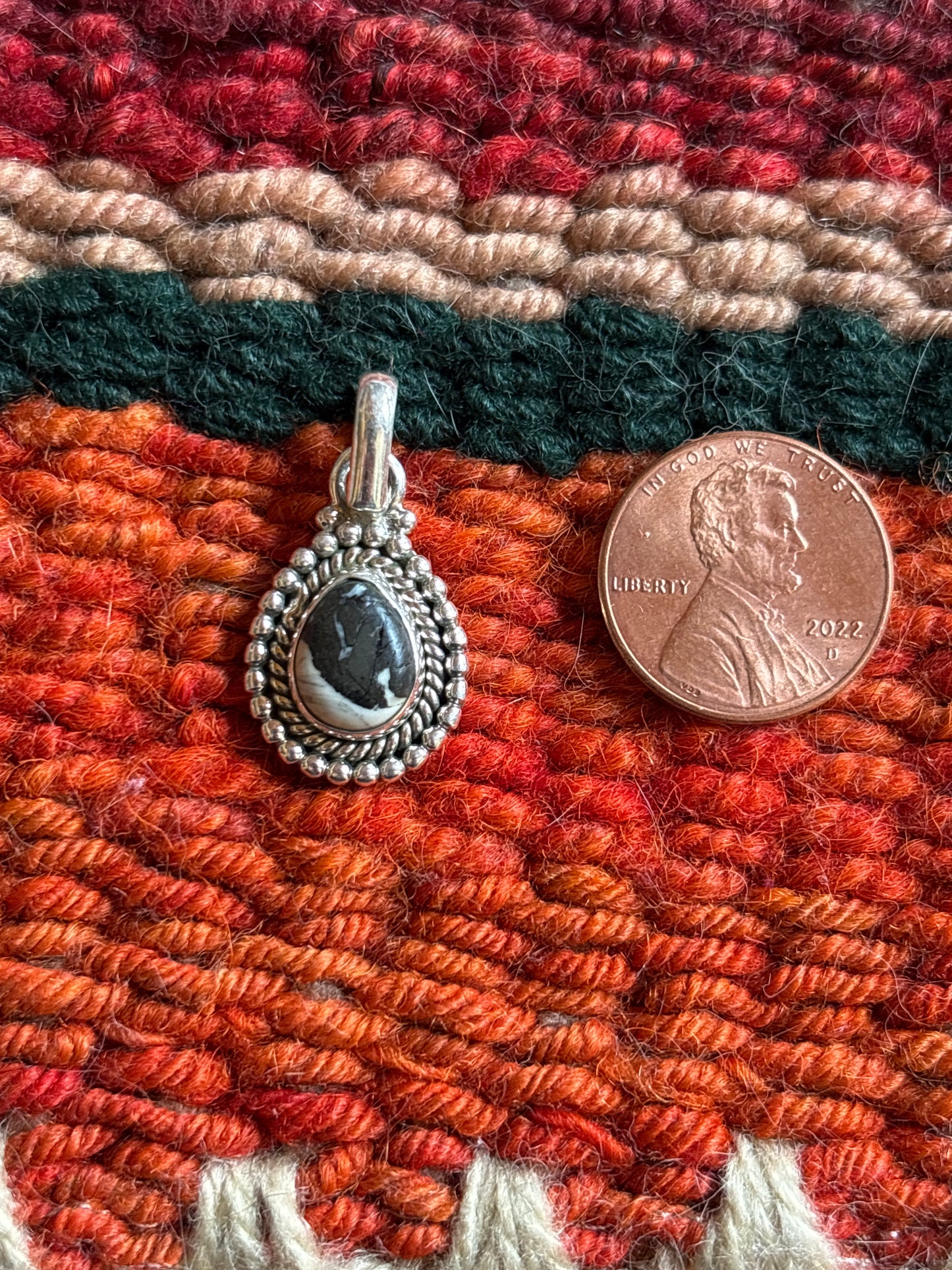 Tiny White Buffalo Pendant