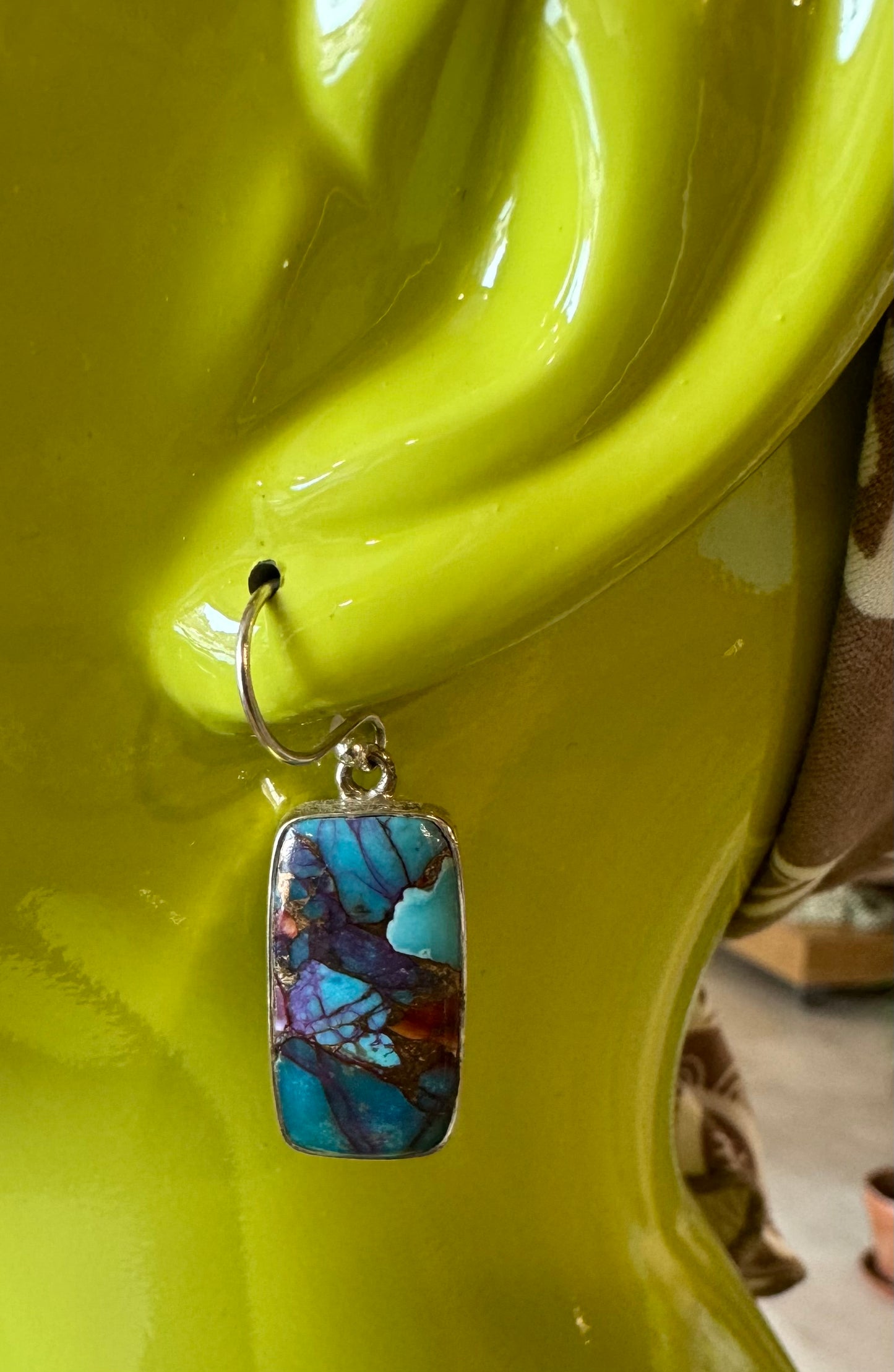 Gemstone Hanging Earrings