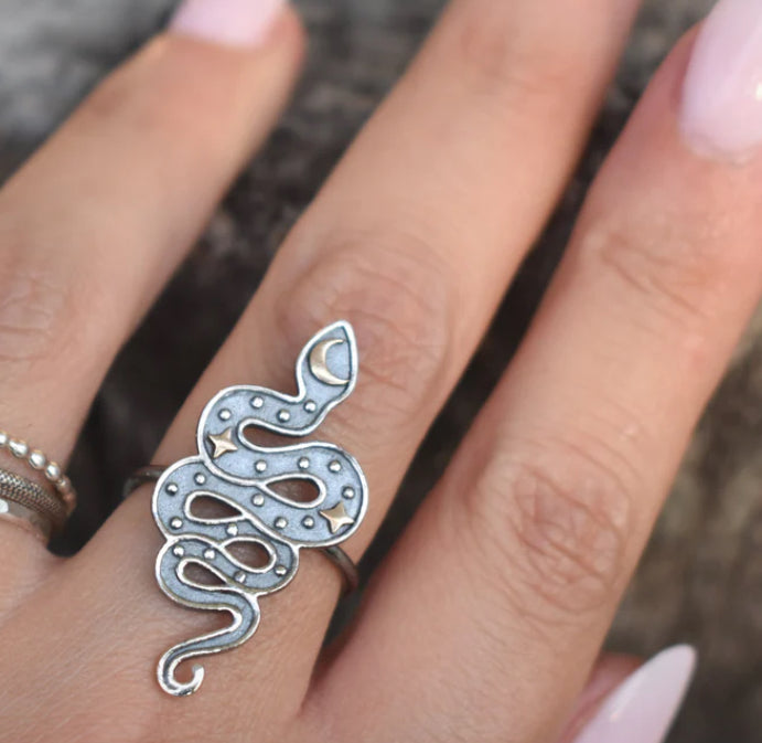 Celestial Snake Ring