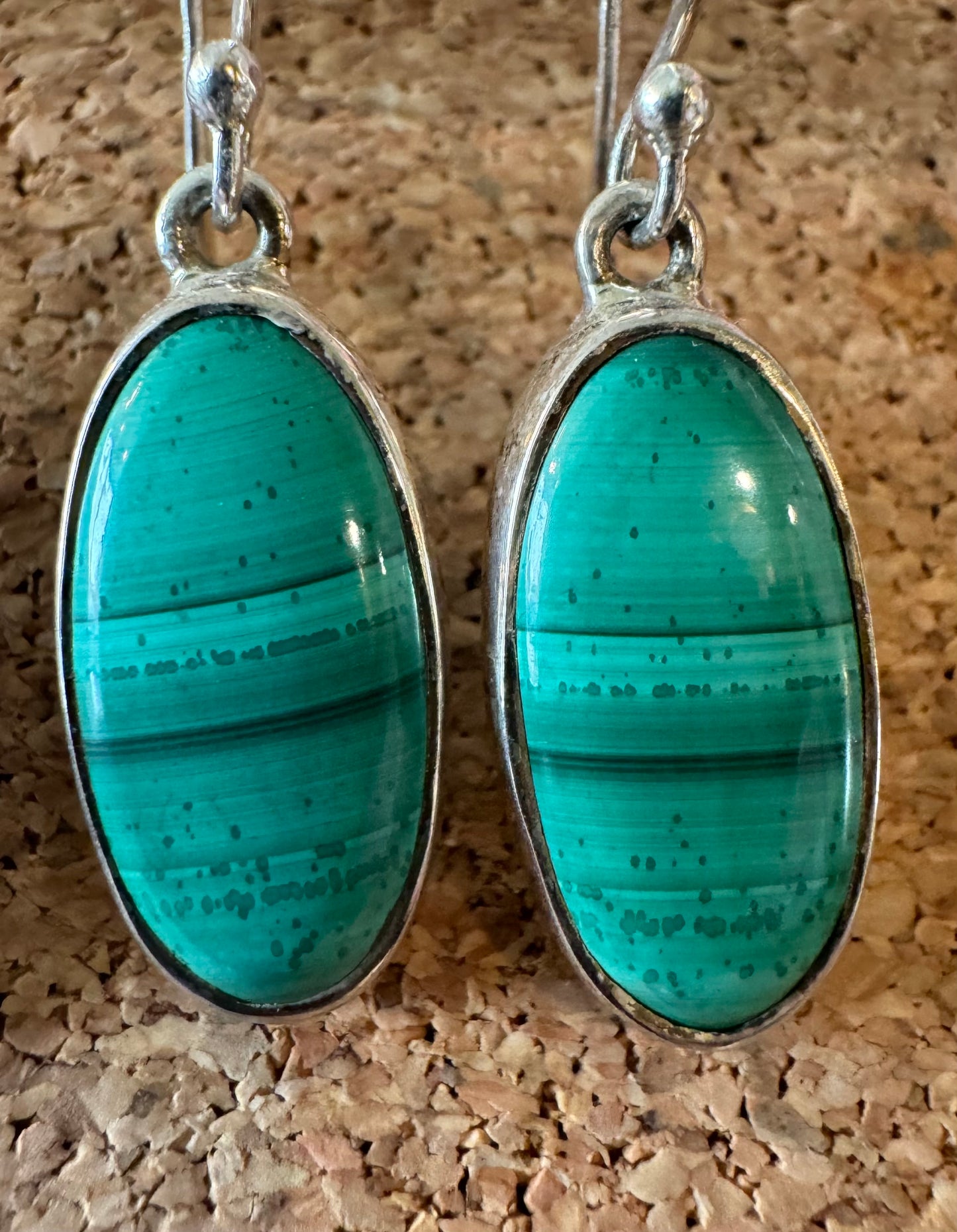 Gemstone Hanging Earrings