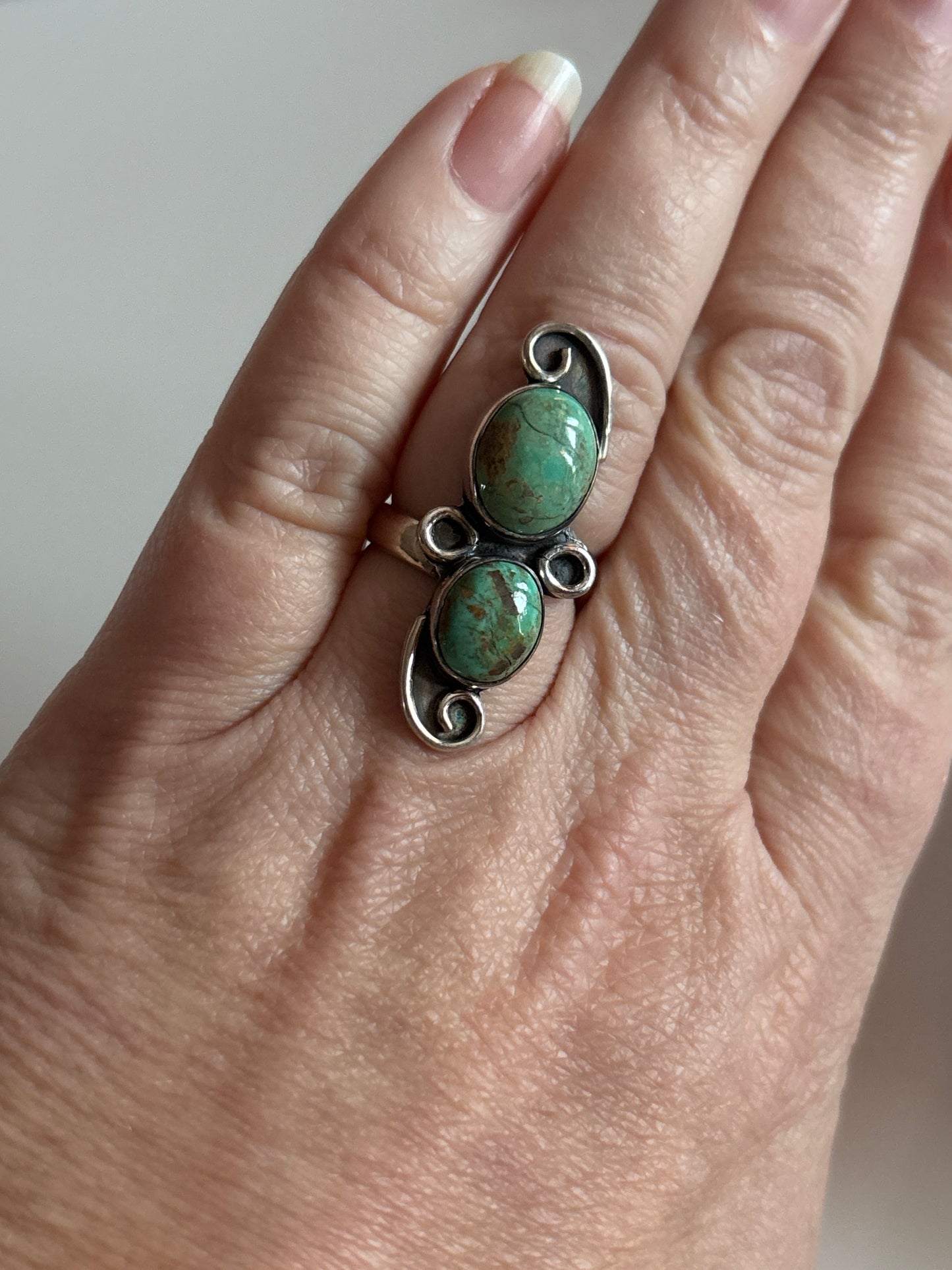 Kingman Turquoise Ring | Size 7.5