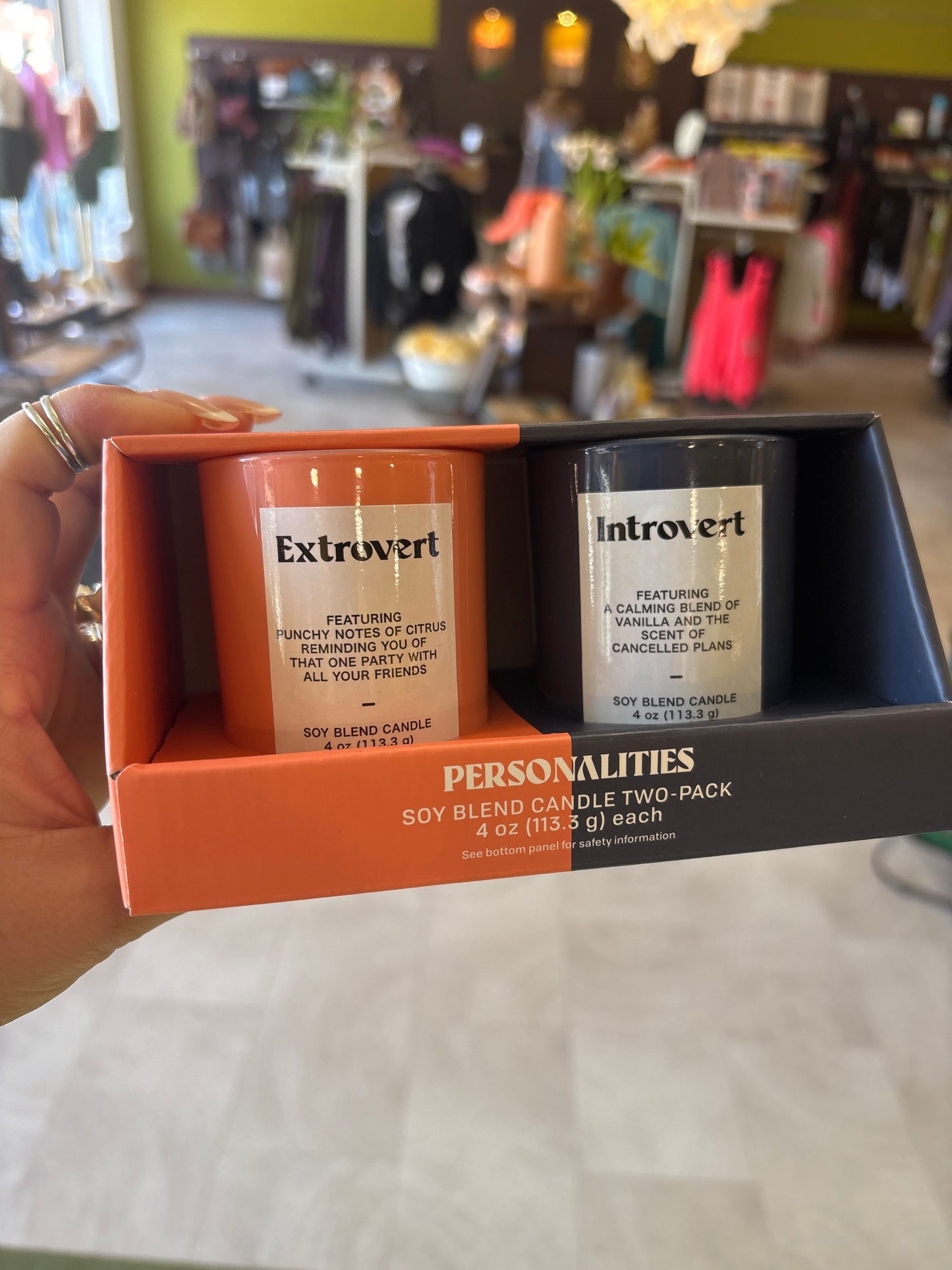 Extrovert - Introvert Candle Set