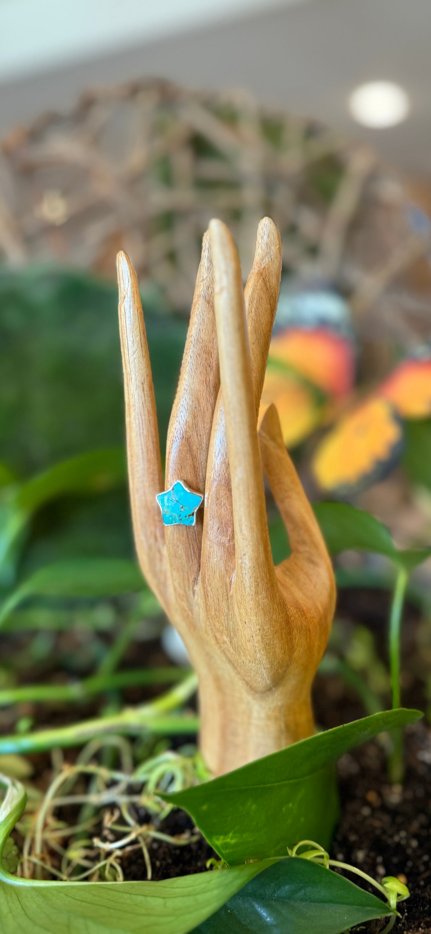 Turquoise Star Rings