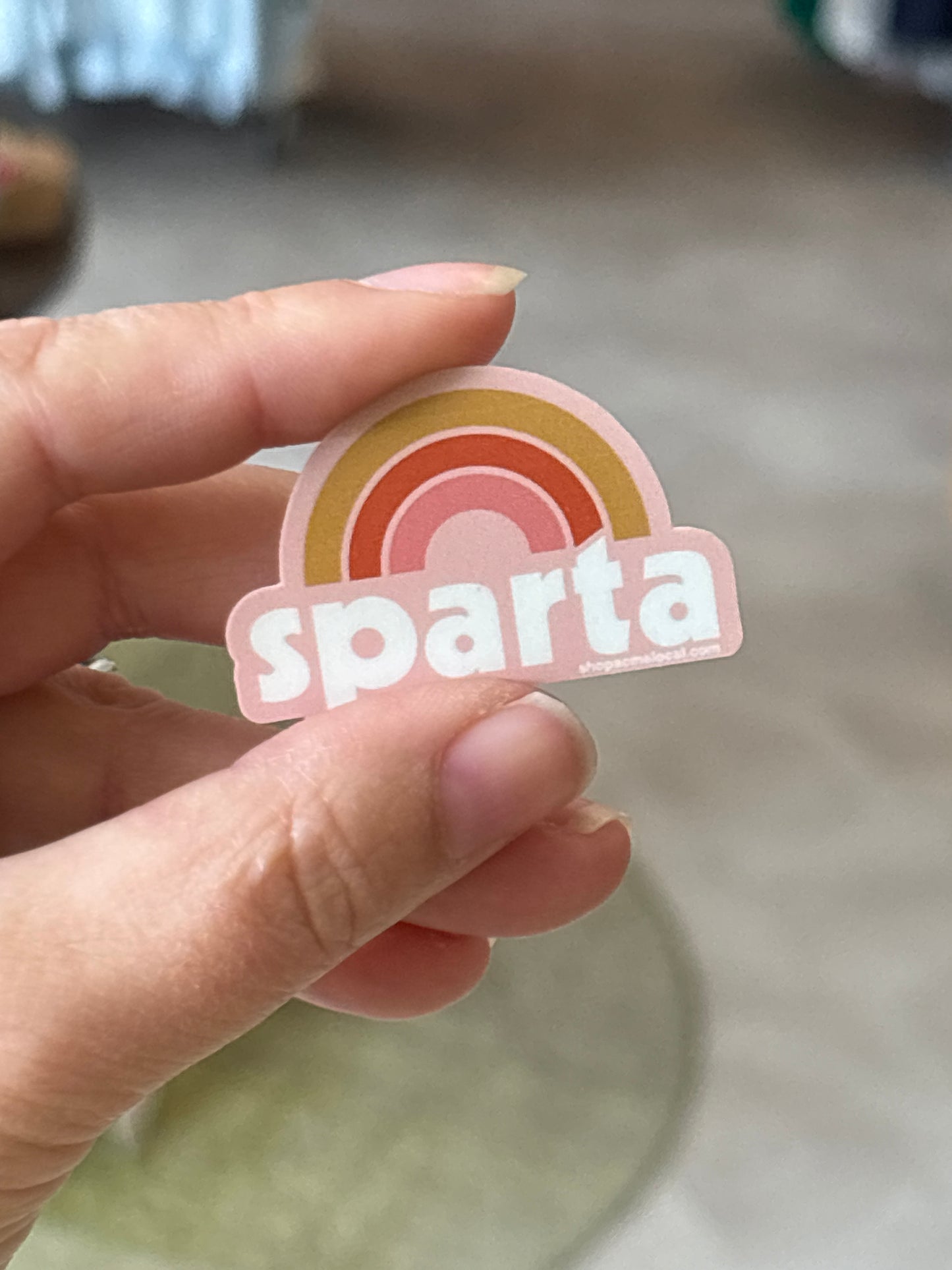 Teeny Tiny Sparta Sticker