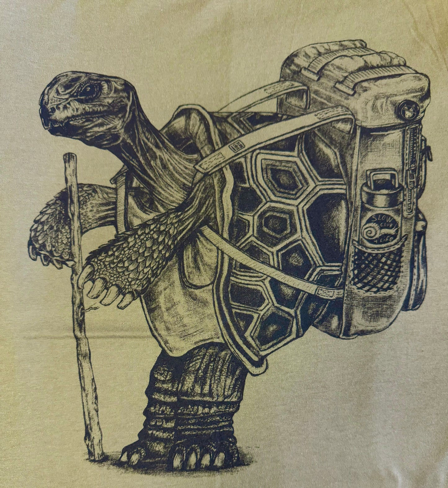 Hiking Tortoise Tee | by Slow Loris