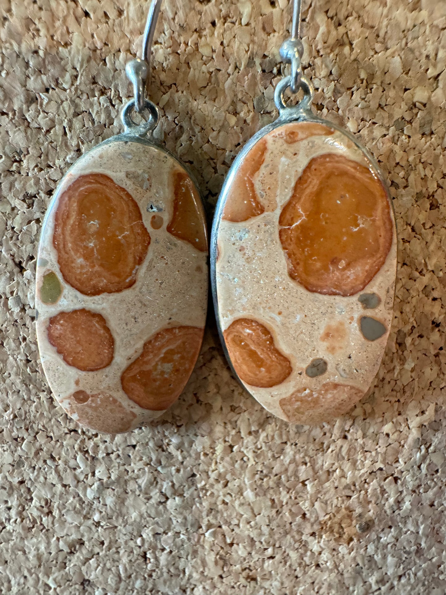 Gemstone Hanging Earrings
