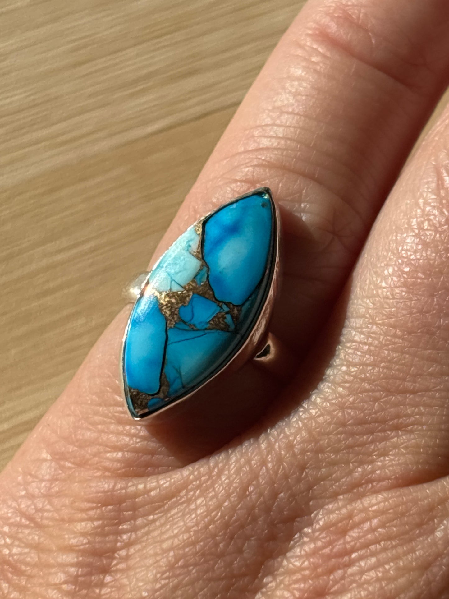 Blue Dahlia Ring | Size 6
