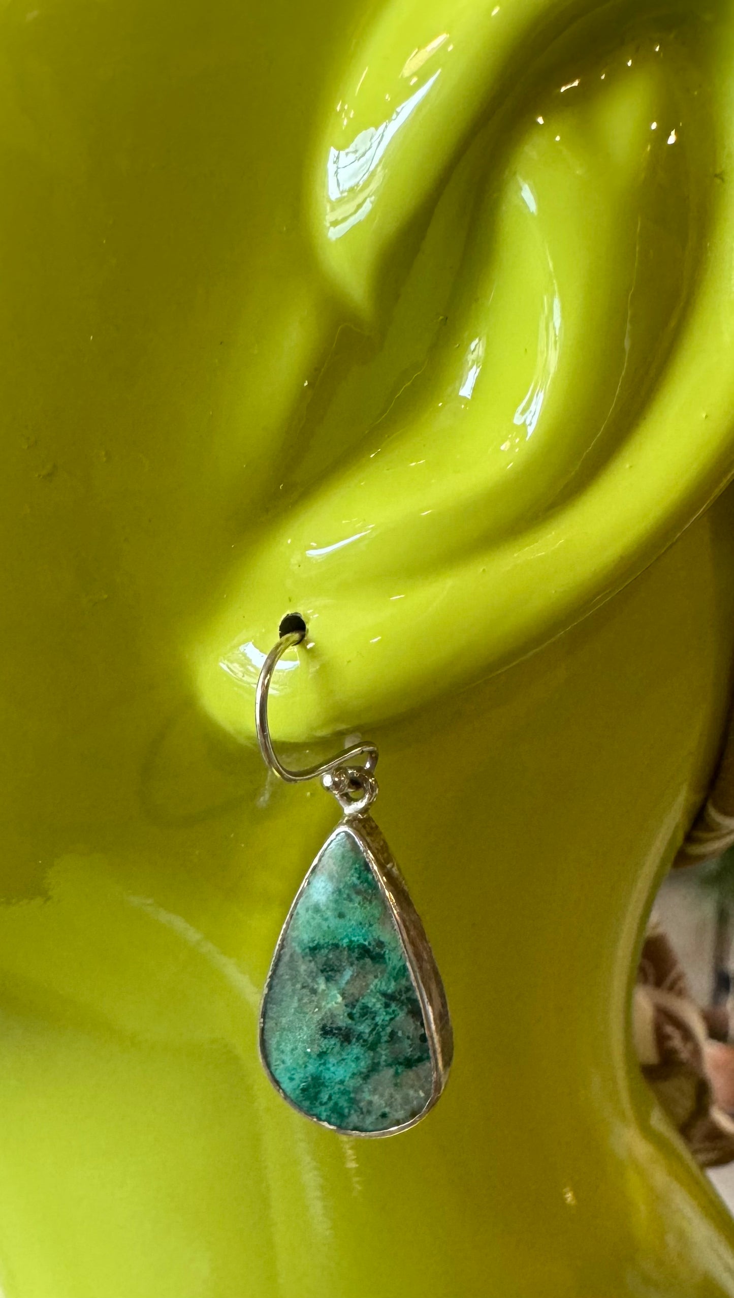 Gemstone Hanging Earrings