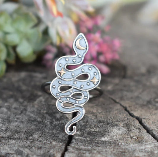 Celestial Snake Ring