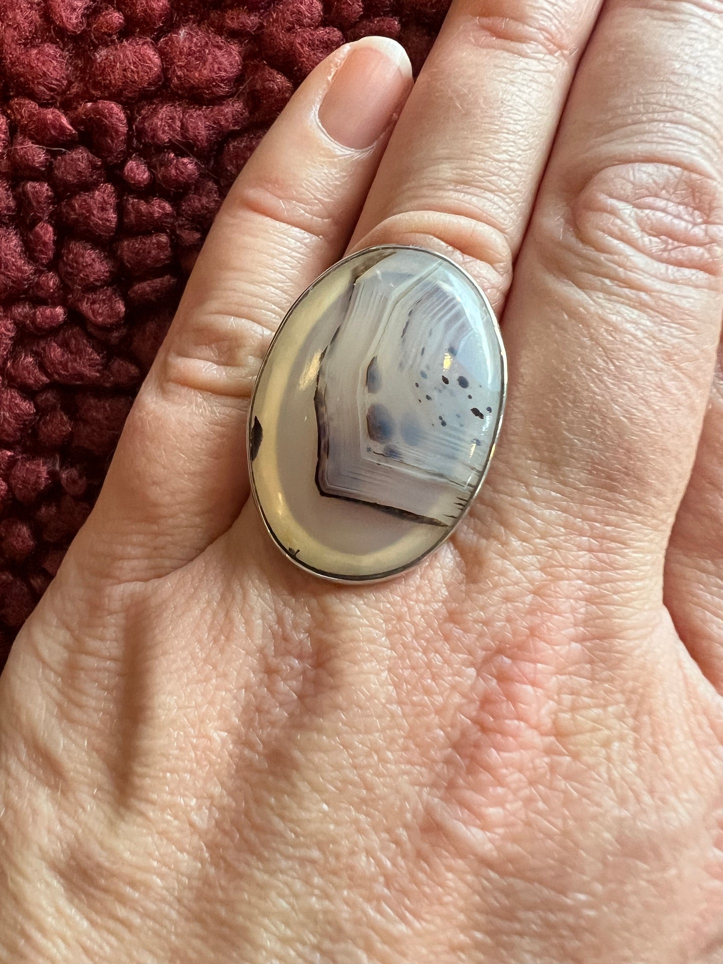 Montana Agate Ring | Size 10