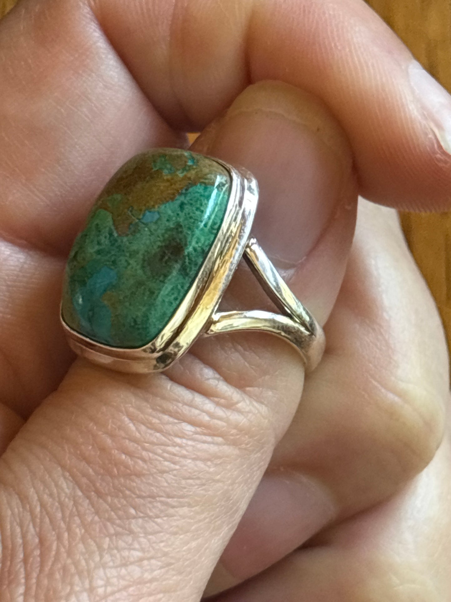 Chysocolla Ring | Size 10