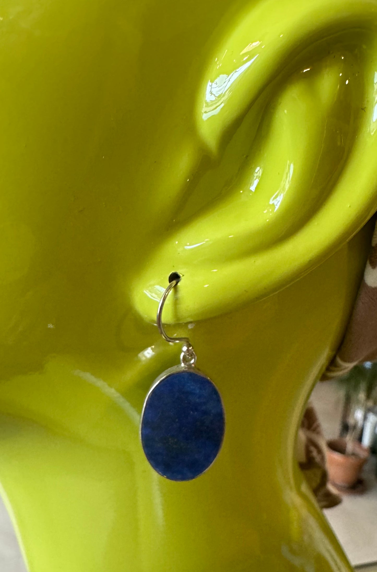 Gemstone Hanging Earrings