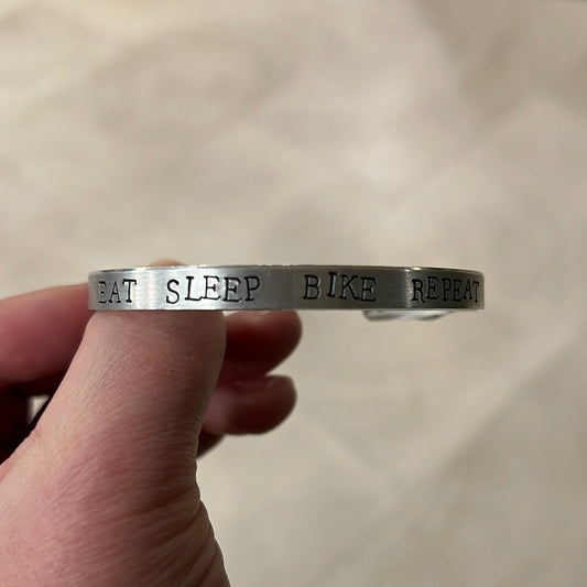 Eat Sleep Bike Repeat Bracelet