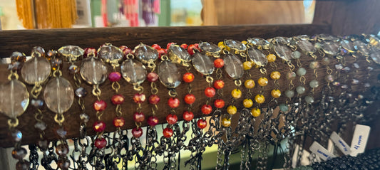 Faceted Glass Bead Bracelets | Lost & Found Trading Co.